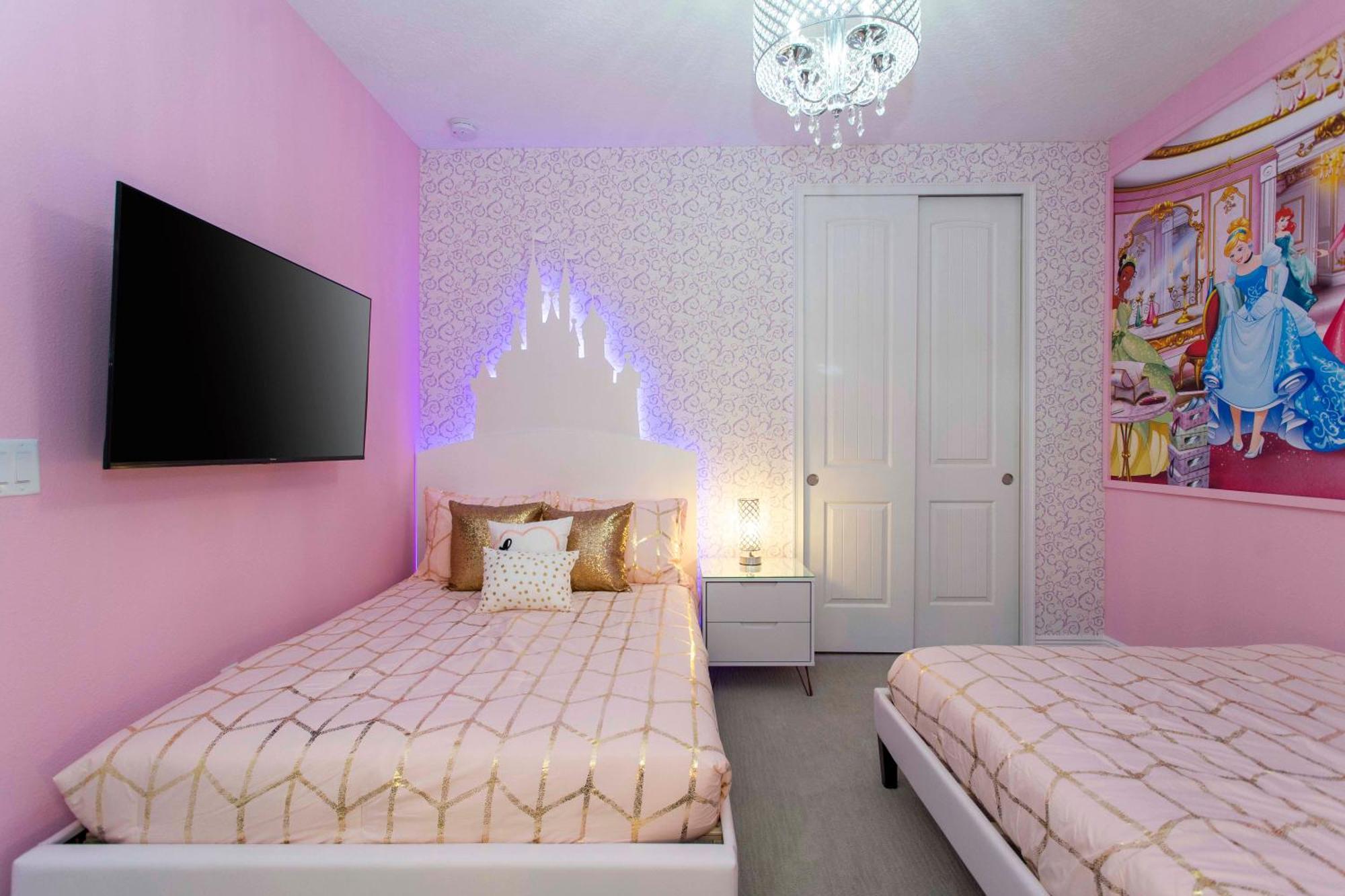 Beautiful Themed Single Home With Private Pool And Game Room Ec0405 Orlando Bagian luar foto