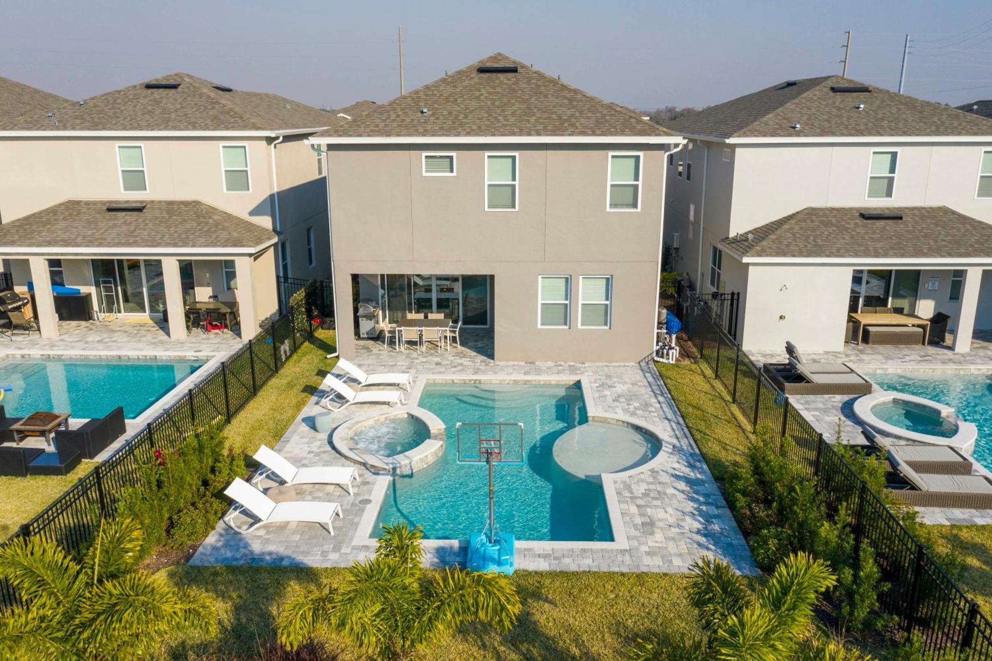 Beautiful Themed Single Home With Private Pool And Game Room Ec0405 Orlando Bagian luar foto