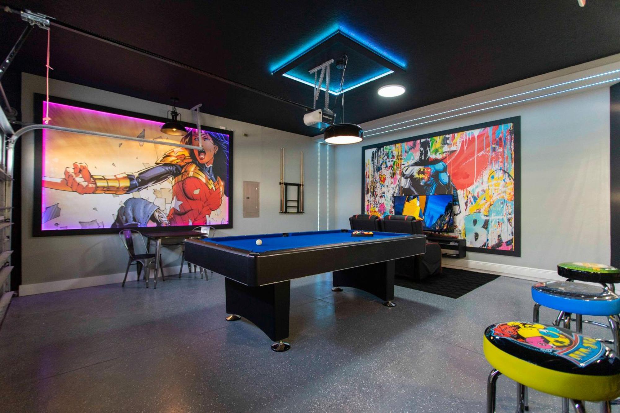 Beautiful Themed Single Home With Private Pool And Game Room Ec0405 Orlando Bagian luar foto