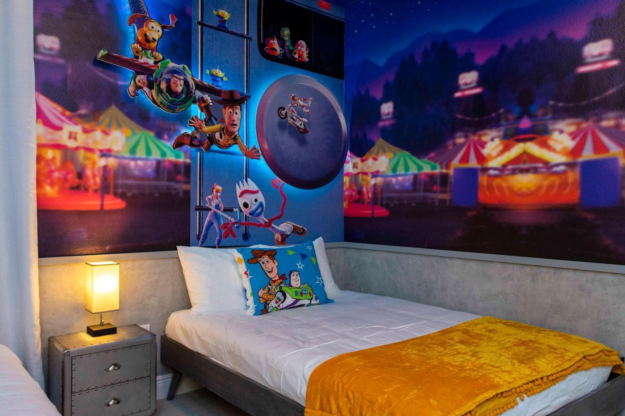 Beautiful Themed Single Home With Private Pool And Game Room Ec0405 Orlando Bagian luar foto