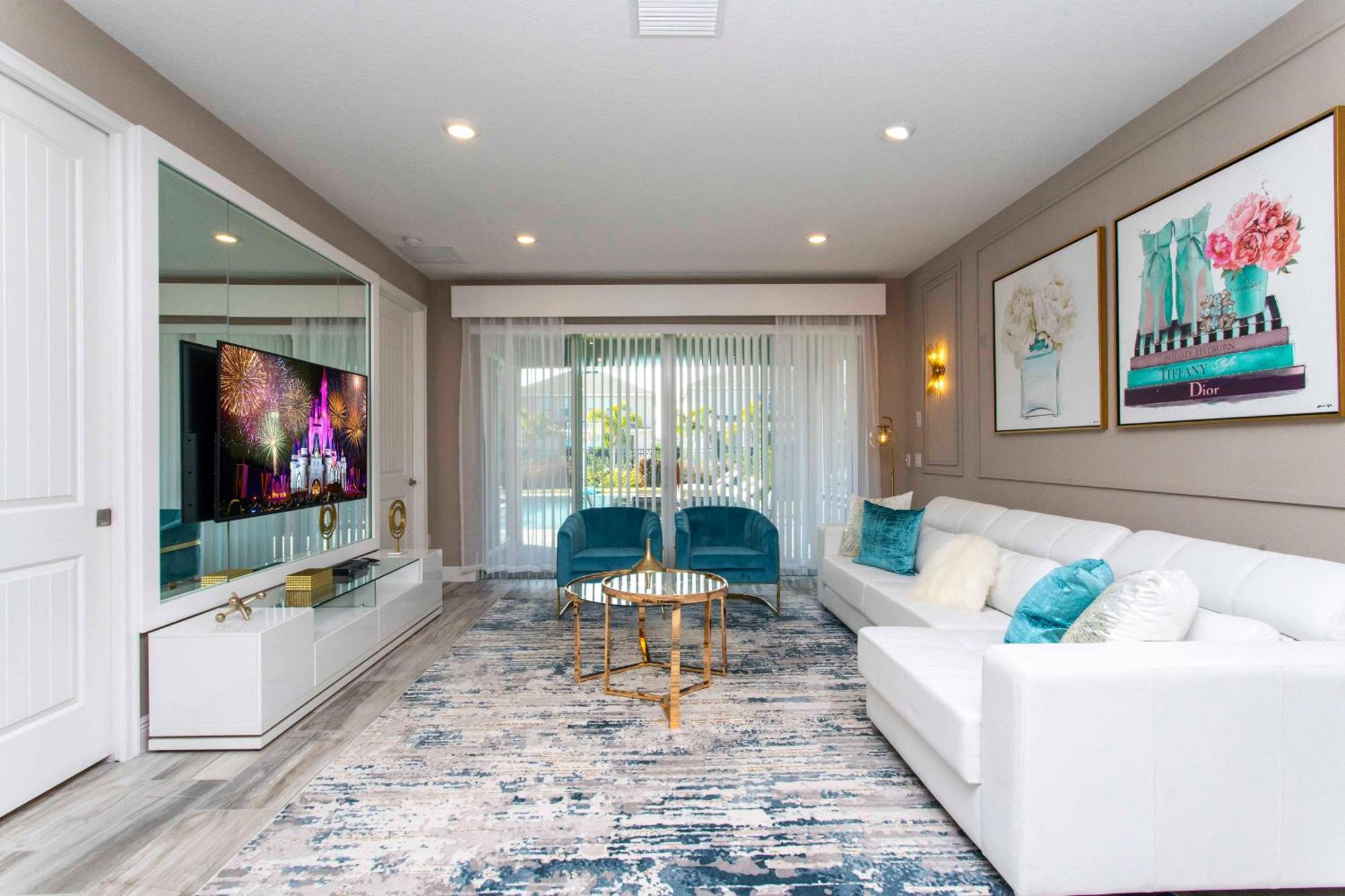 Beautiful Themed Single Home With Private Pool And Game Room Ec0405 Orlando Bagian luar foto